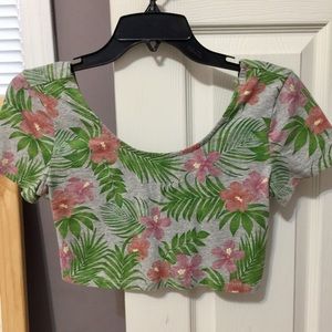 H&M Floral Crop Top